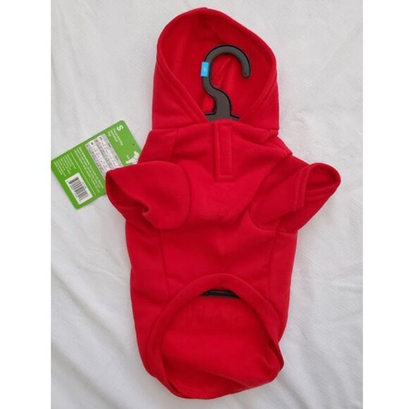 NWT Santa Paws Dog Hoodie Red Christmas Pet Sequin Sweater Size S Festive Cozy - Picture 3 of 5